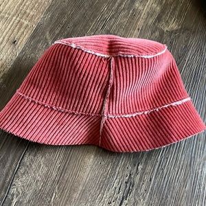 Liz Claiborne Sienna Corduroy Hat Women’s Bucket 🍁 Sherpa inside